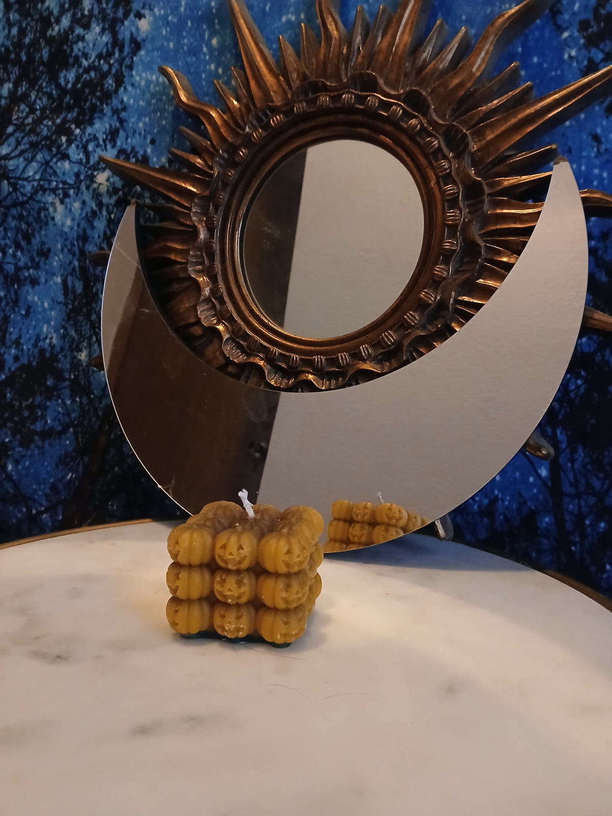 Pumpkin stacks candle — Astral Ashes & Emberlight product photo