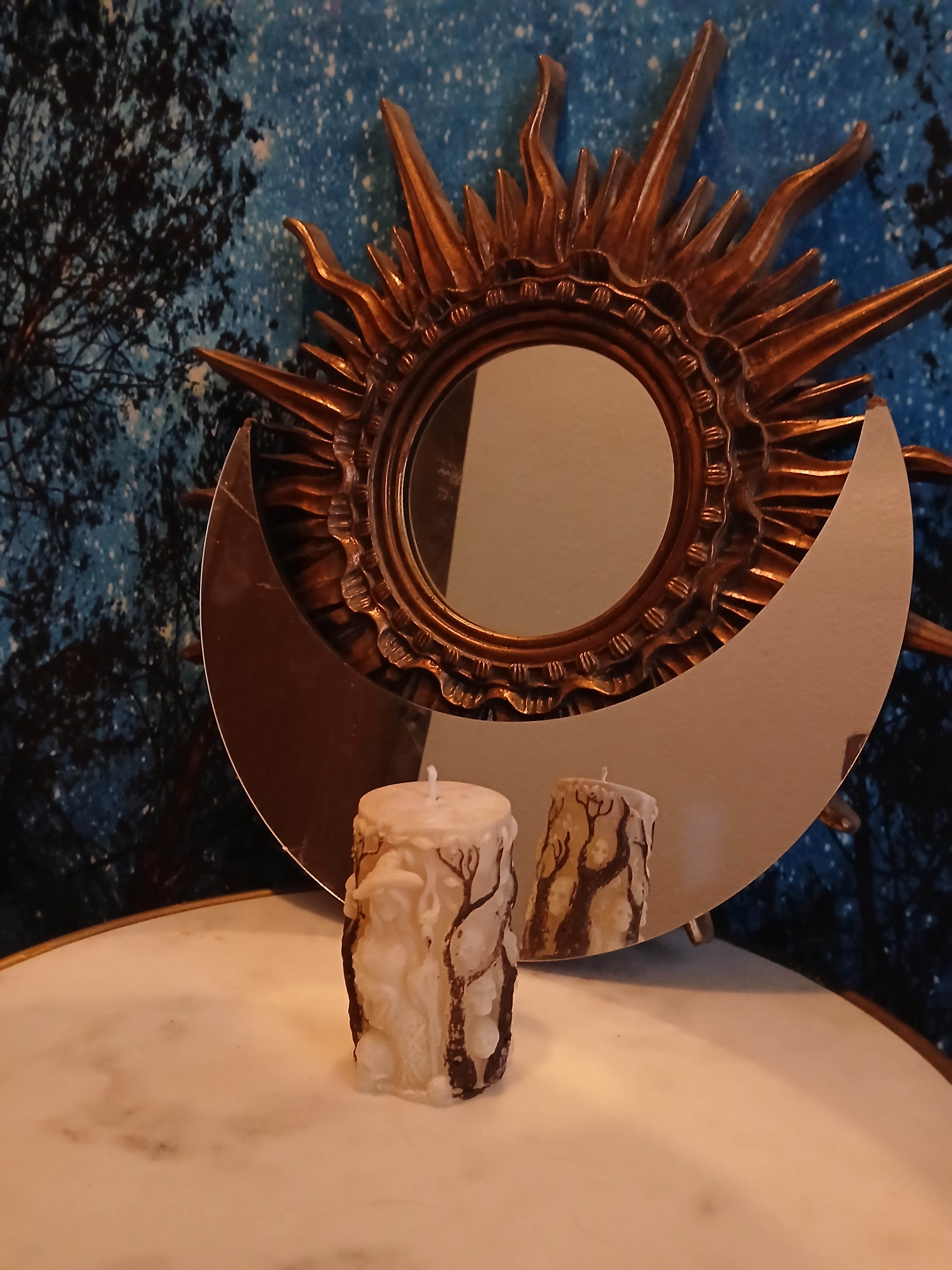 Witch of the Woods pillar — Astral Ashes & Emberlight product photo